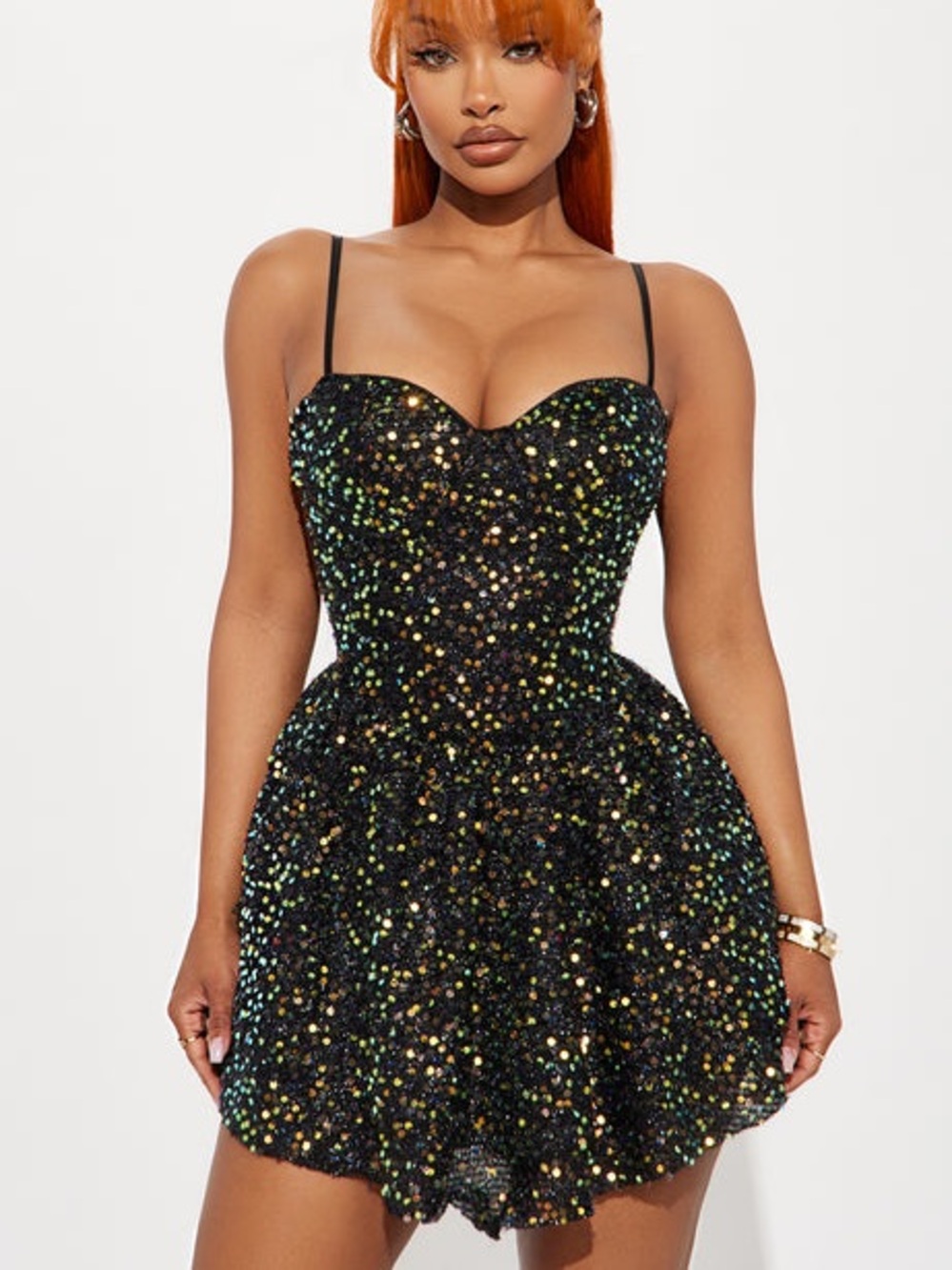 Fashion nova sequined dress nwt medium